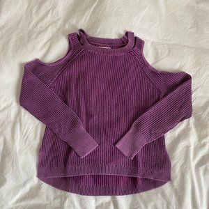 Purple Knit Hollister Sweater Size Medium
